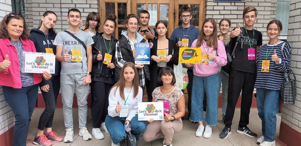 15 вересня 2023 року учні Білоцерківського ліцею «Мала академія наук» долучилися до Всесвітнього дня прибир… — фото 2